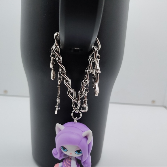 Catrine Demew Tumbler Charm Monster High Mini Figure Water Bottle Stanley Cup - Picture 3 of 9